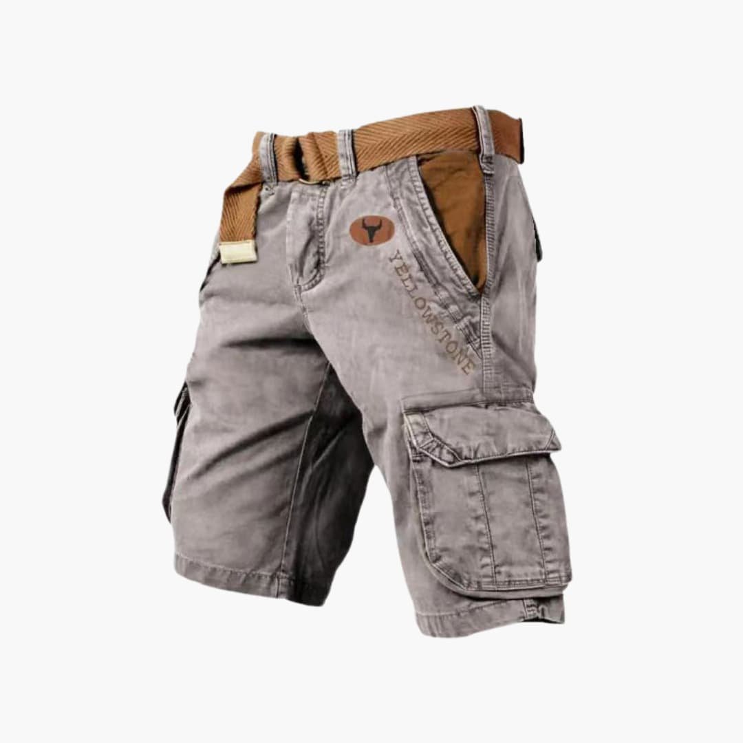Men's Cargo Shorts with Belt | Multiple Pockets Lifestyle