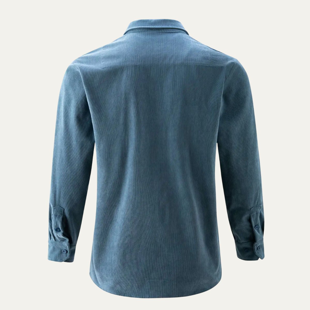 Men's Casual Button Down Corduroy Shirt | Dual Chest Pocket Lifestyle