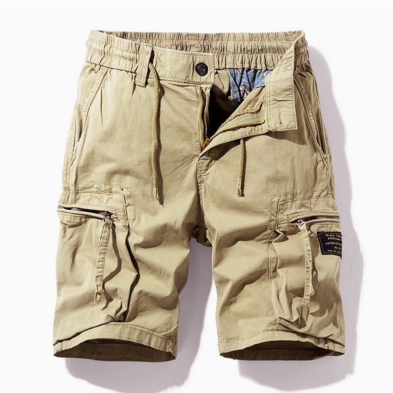 Men's Casual Drawstring Outdoor Cargo Shorts | Utility Strap Back