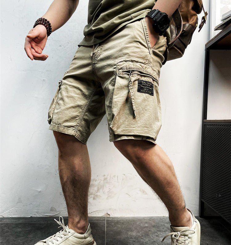Men's Casual Drawstring Outdoor Cargo Shorts | Utility Strap Hero