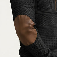 Men's Casual Half Zip Sweater | Patterned Elbow Patches View 12