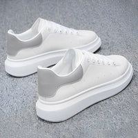 Men's Chunky Platform Casual Sneakers | Lace-Up Back