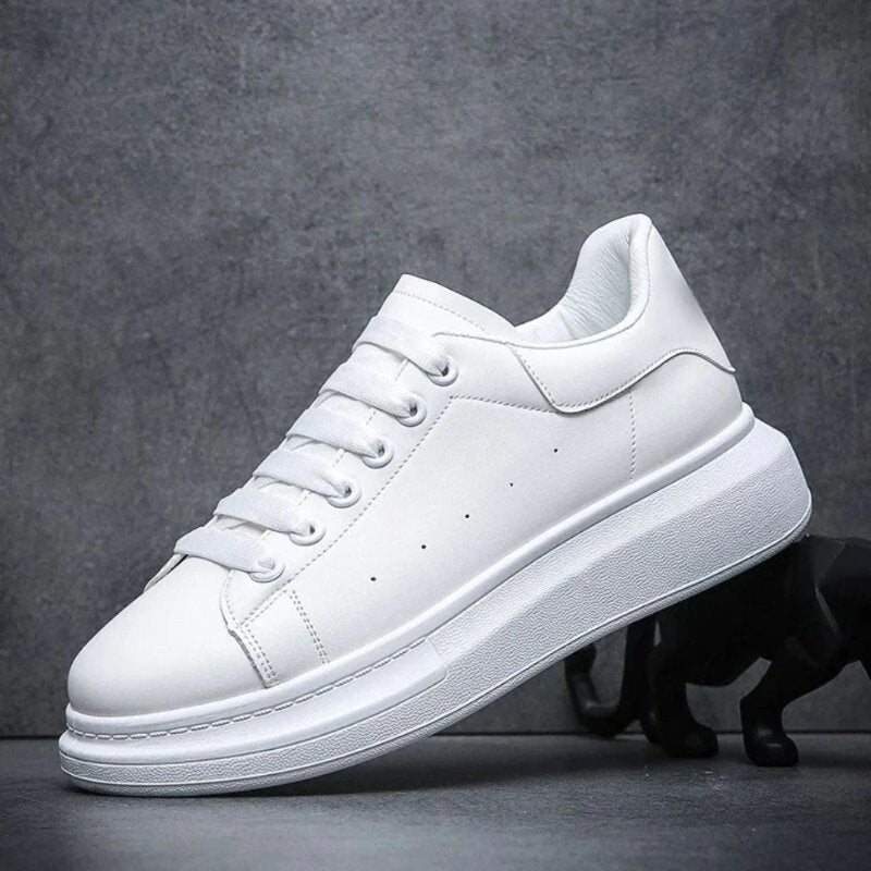 Men's Chunky Platform Casual Sneakers | Lace-Up Lifestyle