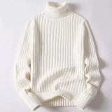Men's Chunky Turtleneck Sweater | Cotton Knit
