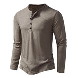 Men's Classic Cotton Henley | Slim Fit