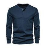 Men's Classic Fit Shirt | Henley Placket Relaxed