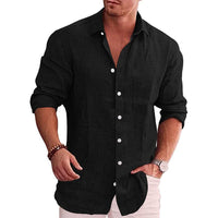 Men's Classic Long Sleeve Shirt | Spread Collar Relaxed Fit Hero
