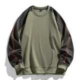 Men's Colorblock Sweatshirt | Raglan Sleeve Relaxed Fit