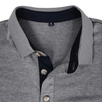 Men's Comfort Long Sleeve Shirt | Contrast Collar Placket Fit View 18