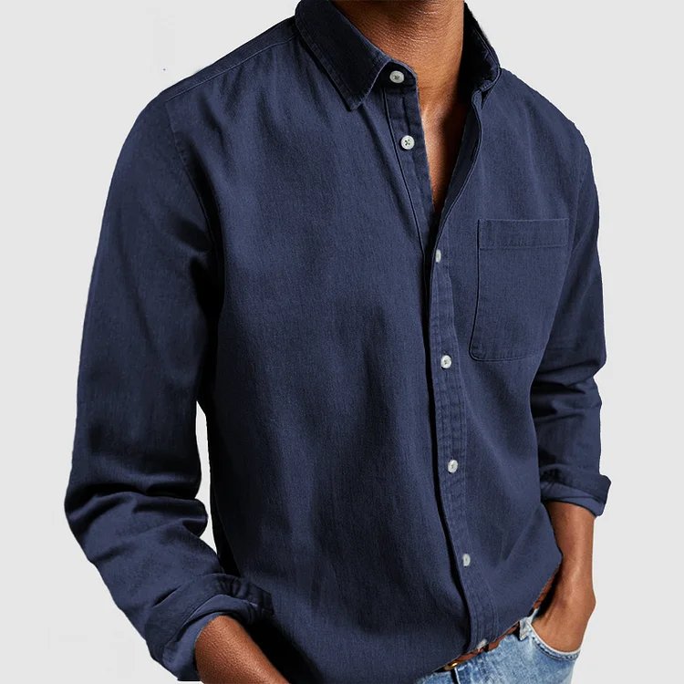 Men's Comfort Shirt with Chest Pocket | Breathable Stretch Fit Hero