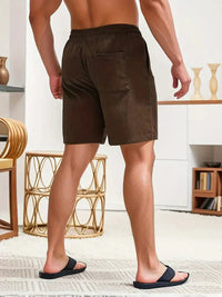 Men's Corduroy Shorts with Drawstring View 20
