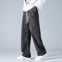 Men's Corduroy Sweatpants | Wide Leg Drawstring Hero