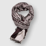 Men's Cotton Blanchet Scarf | Fringe Trim
