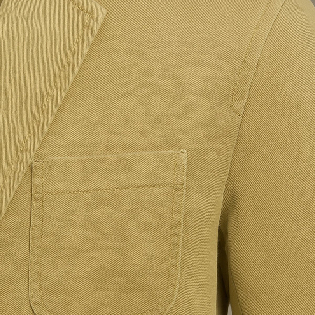 Men's Cotton Blazer Style Windbreaker | Patch Pocket Casual Detail