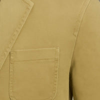 Men's Cotton Blazer Style Windbreaker | Patch Pocket Casual Detail