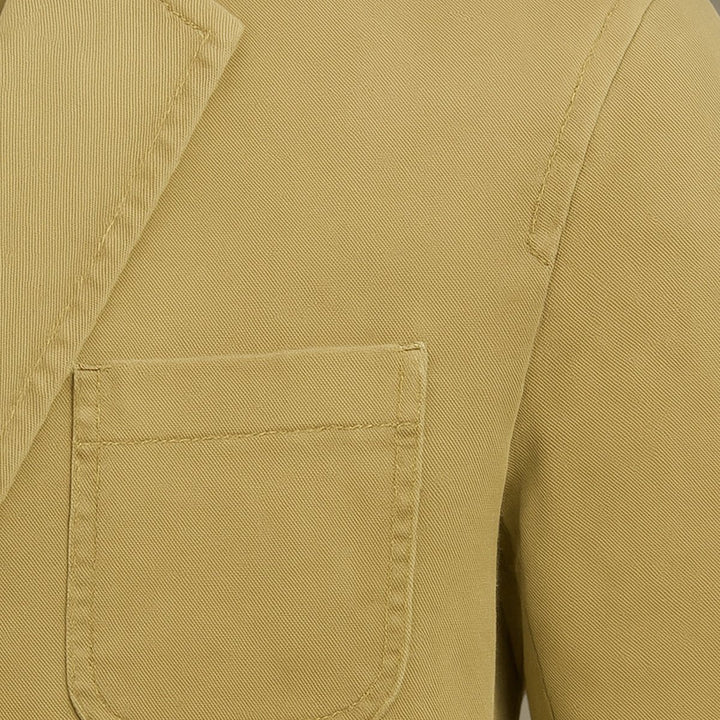 Men's Cotton Blazer Style Windbreaker | Patch Pocket Casual Detail