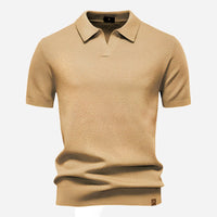 Men's Diamond Knit Polo Top Alternate