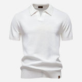 Men's Diamond Knit Polo Top