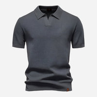Men's Diamond Knit Polo Top Lifestyle