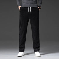 Men's Drawstring Corduroy Chinos | Tailored Casual Fit Back