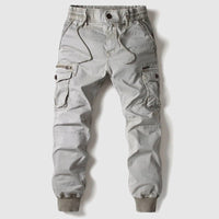 Men's Drawstring Cuffed Cargo Joggers | Relaxed Everyday Fit Back