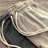 Men's Drawstring Knit Shorts | Relaxed Fit Front