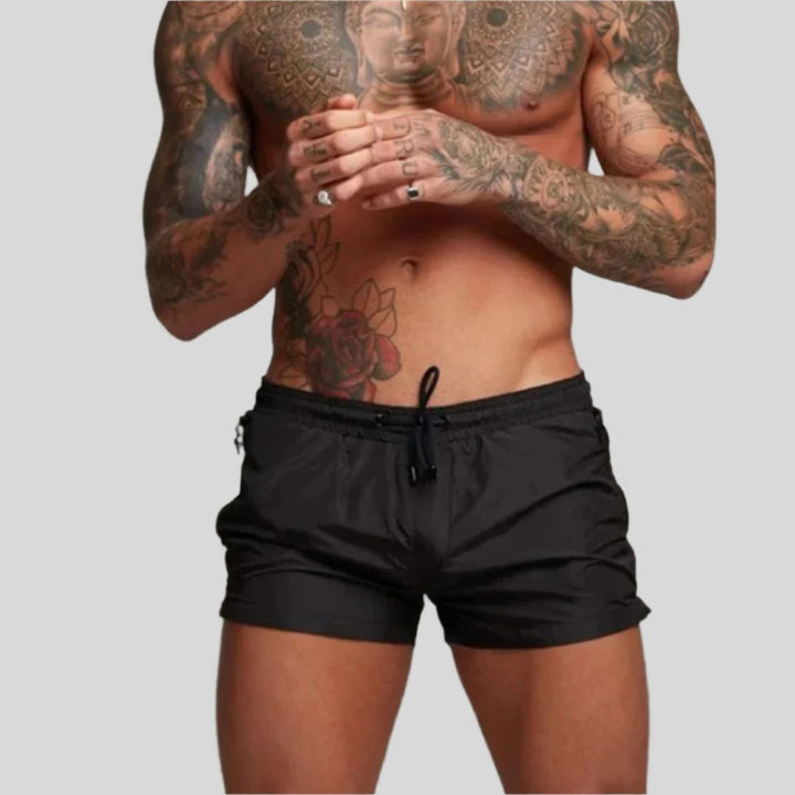 Men's Drawstring Swimwear Shorts Side