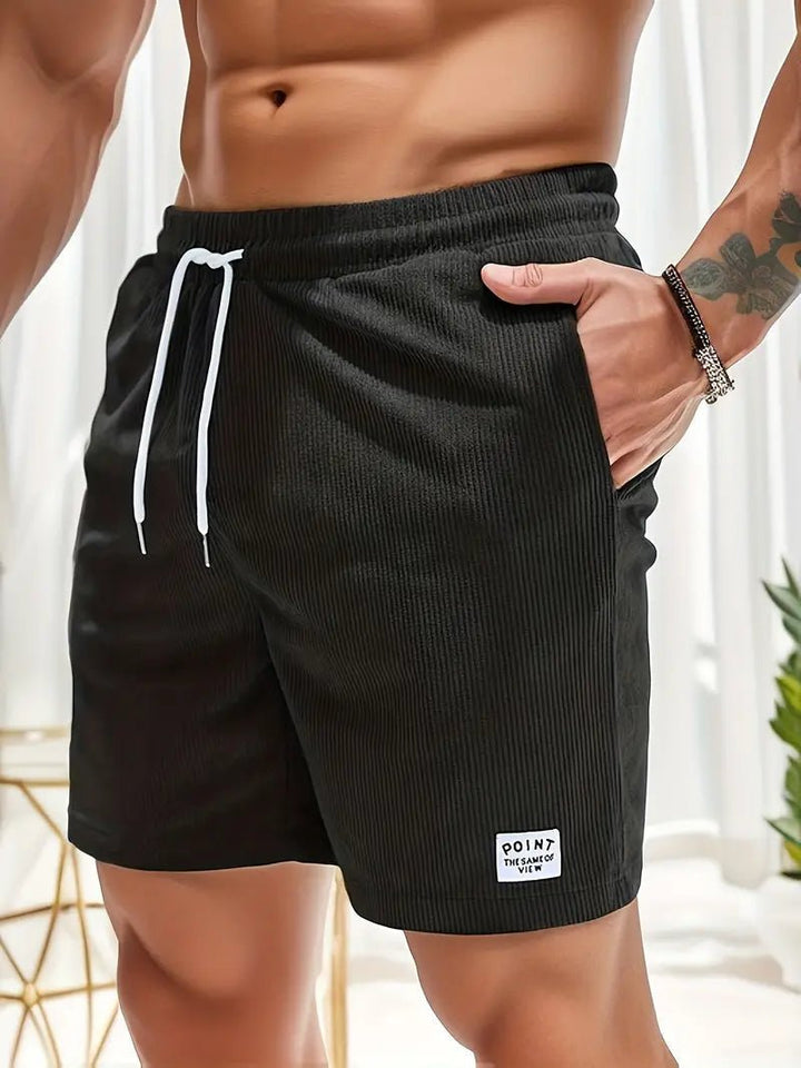 Men's Elastic Waist Swimwear Shorts Full