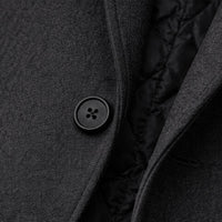 Men's Elegant Long Winter Coat | Single-Breasted Smart Fit Side