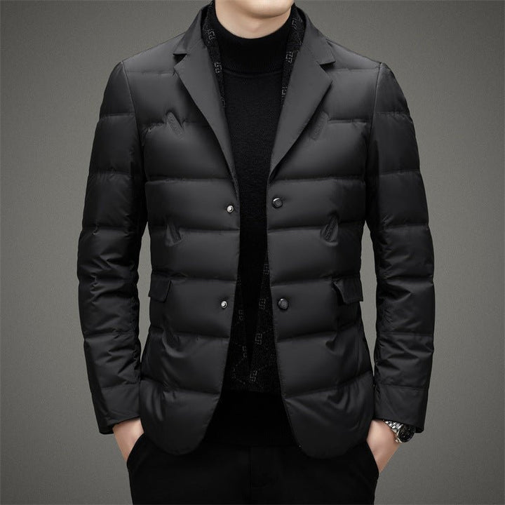Men's Executive Down Jacket | Blazer Collar Duck Down Hero