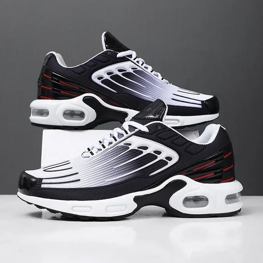 Men's Fin-Ridge Glide Sneakers | Breathable Mesh Cushioned Sole Hero