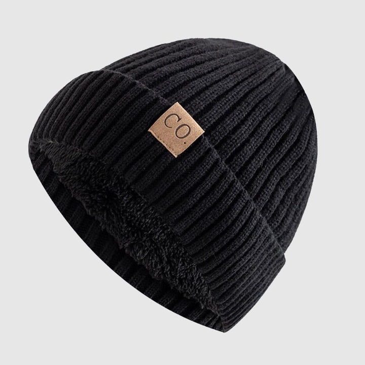 Men's Fold Cuff Knit Beanie | Insulated Acrylic Detail