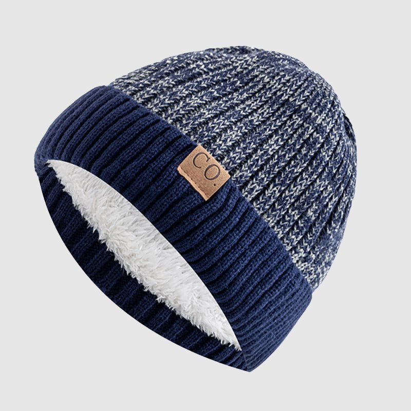 Men's Fold Cuff Knit Beanie | Insulated Acrylic Front