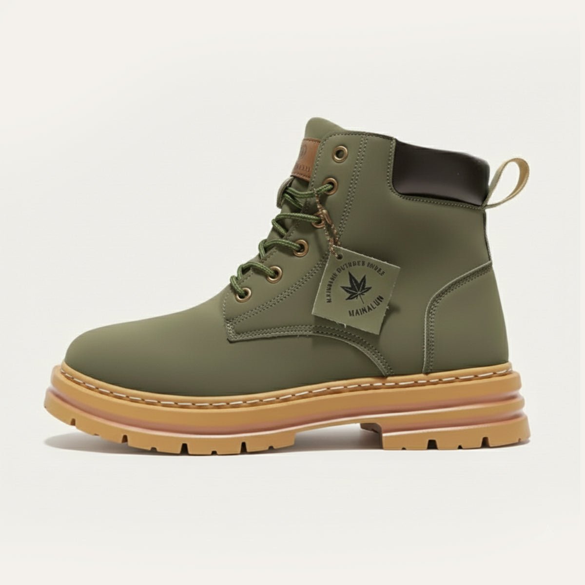 Men's Fur Lined Insulated Snow Boots | Chunky Lug Sole Lifestyle