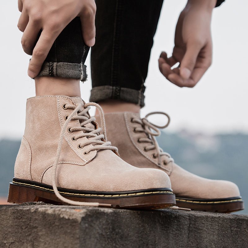 Men's Genuine Suede Boots | Lug Sole Ankle Alternate