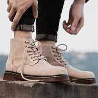 Men's Genuine Suede Boots | Lug Sole Ankle Alternate