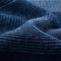 Men's Gradient Stripe Wool Sweater | Round Neck Relaxed Fit Alternate