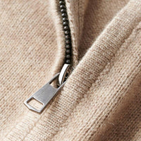 Men's Half Zip Mock Neck Sweater | Quarter-Zip Knit Fit Lifestyle