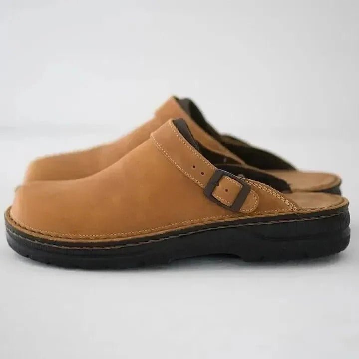 Men's Heel Strap Mules | Slip-On Angle