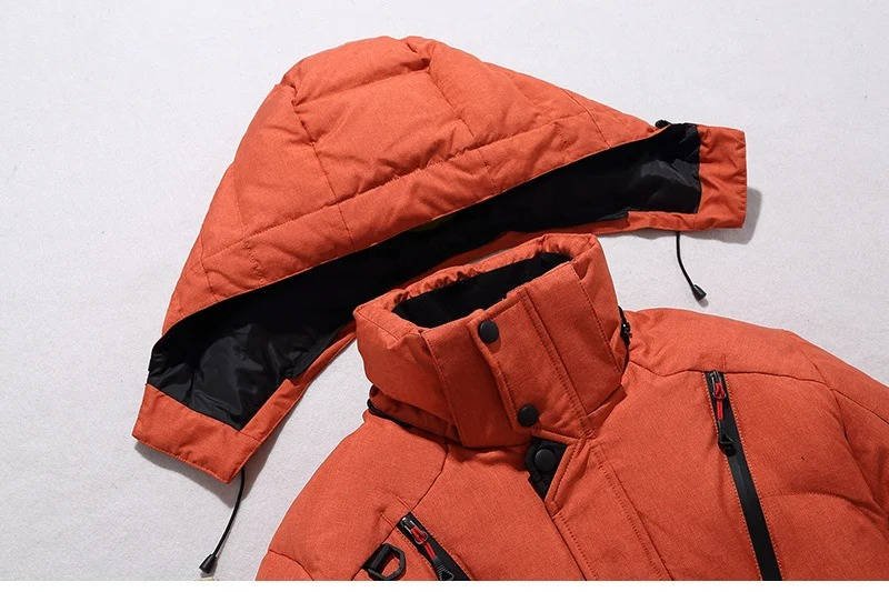 Men's Insulated Waterproof Parka | Multi-Zip Windproof Extreme Cold Angle