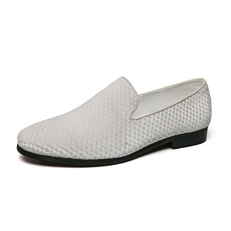 Men's Italian Suede Loafers | Woven Velvet Alternate