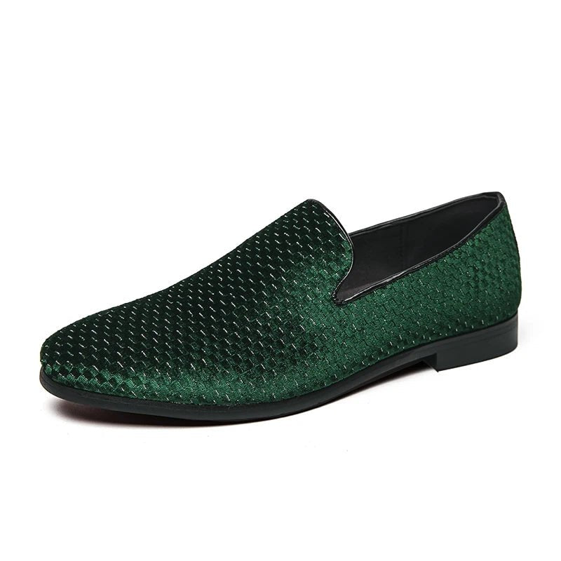 Men's Italian Suede Loafers | Woven Velvet Lifestyle