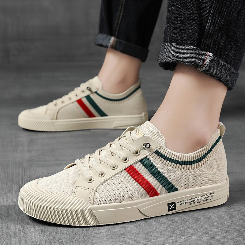 Men's Italiana Sneakers | Mesh Stripe Detail Detail