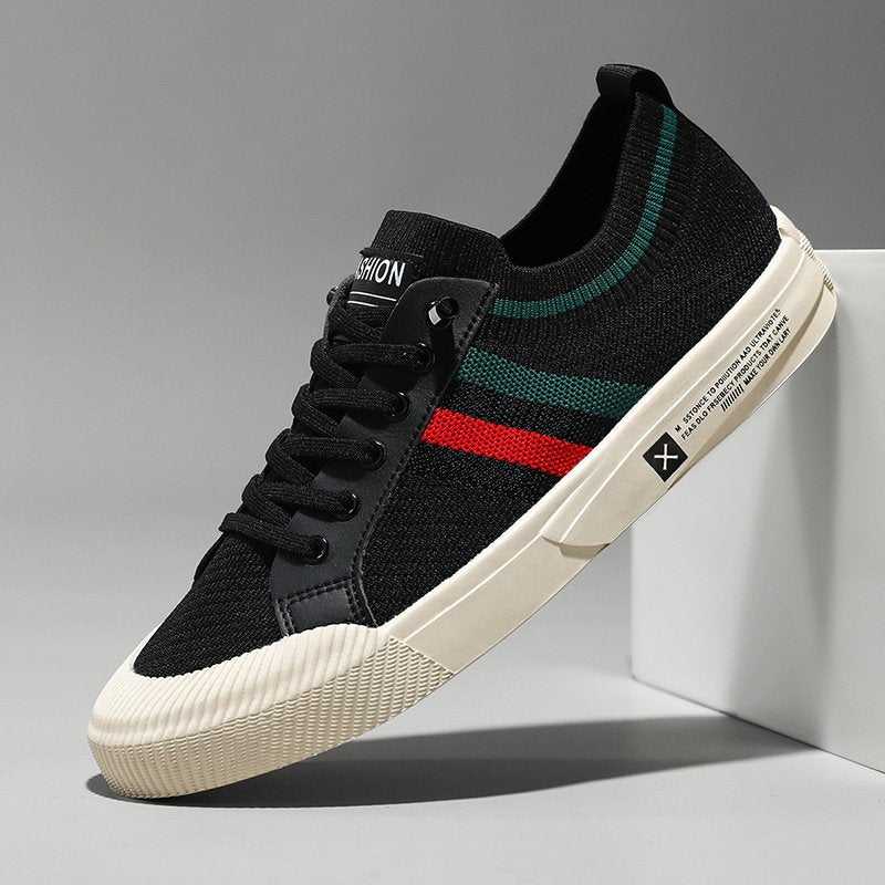 Men's Italiana Sneakers | Mesh Stripe Detail Lifestyle