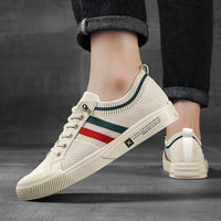 Men's Italiana Sneakers | Mesh Stripe Detail Side