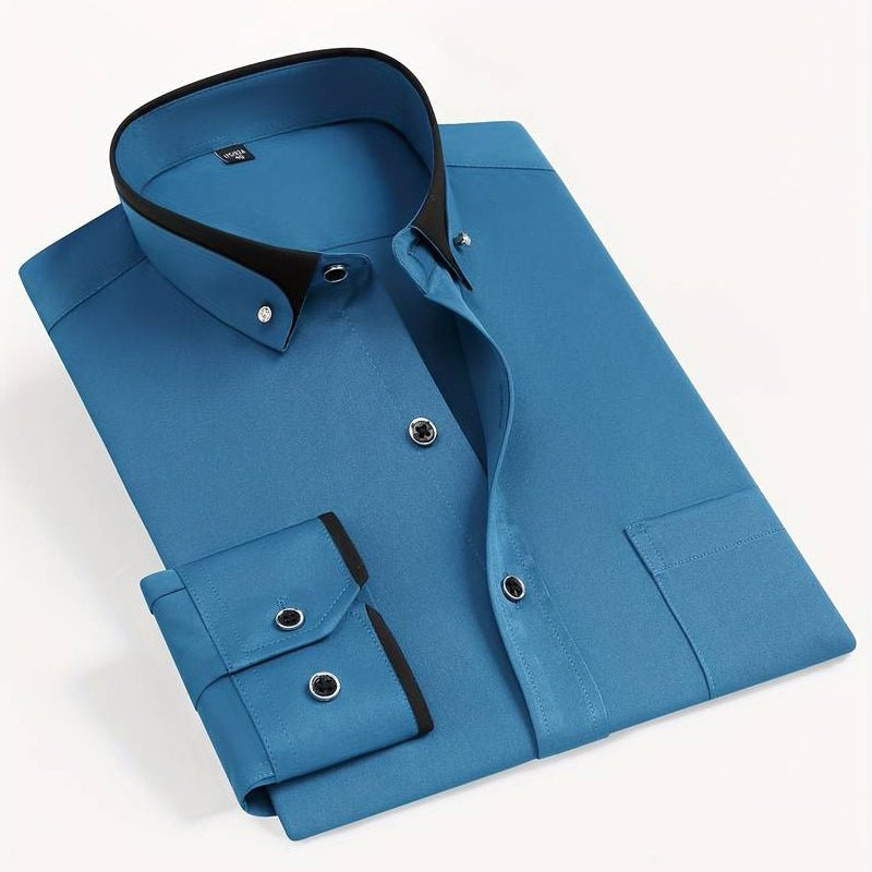 Men's L'Esprit Dress Shirt | Contrast Collar Detail