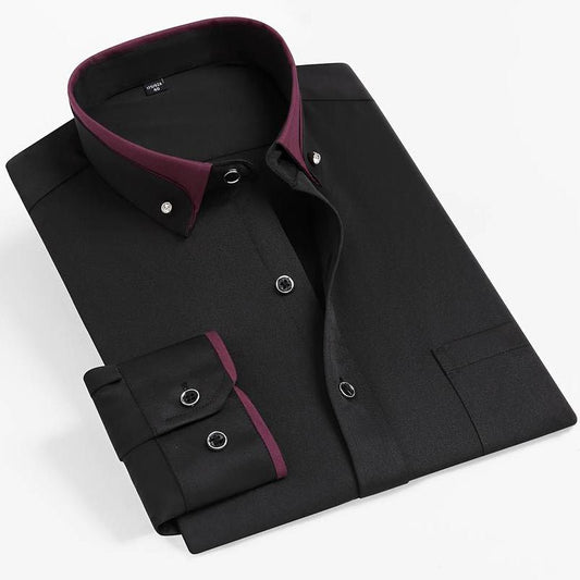 Men's L'Esprit Dress Shirt | Contrast Collar Front