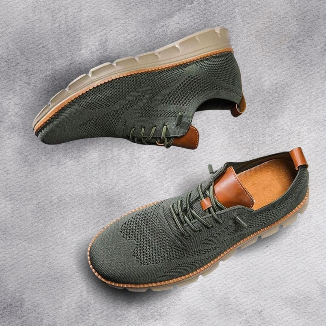 Men's Leather Orthopedic Walking Shoes Full