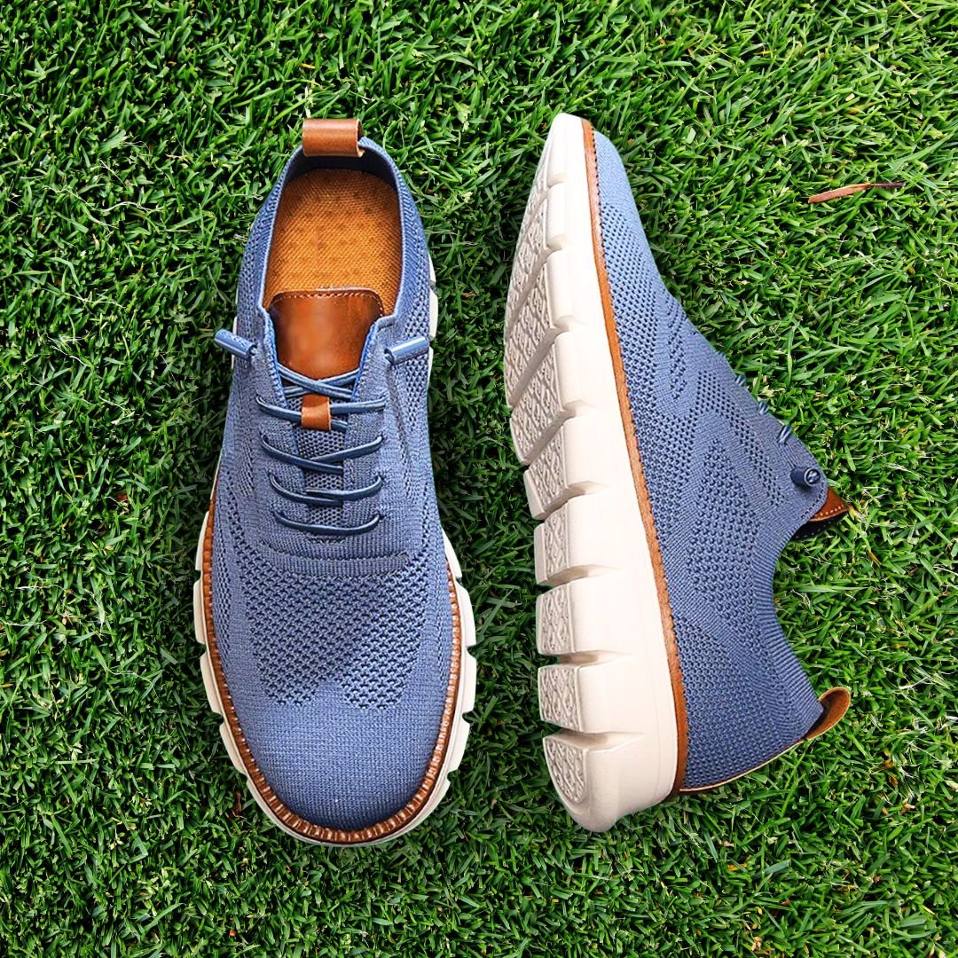 Men's Leather Orthopedic Walking Shoes View 12
