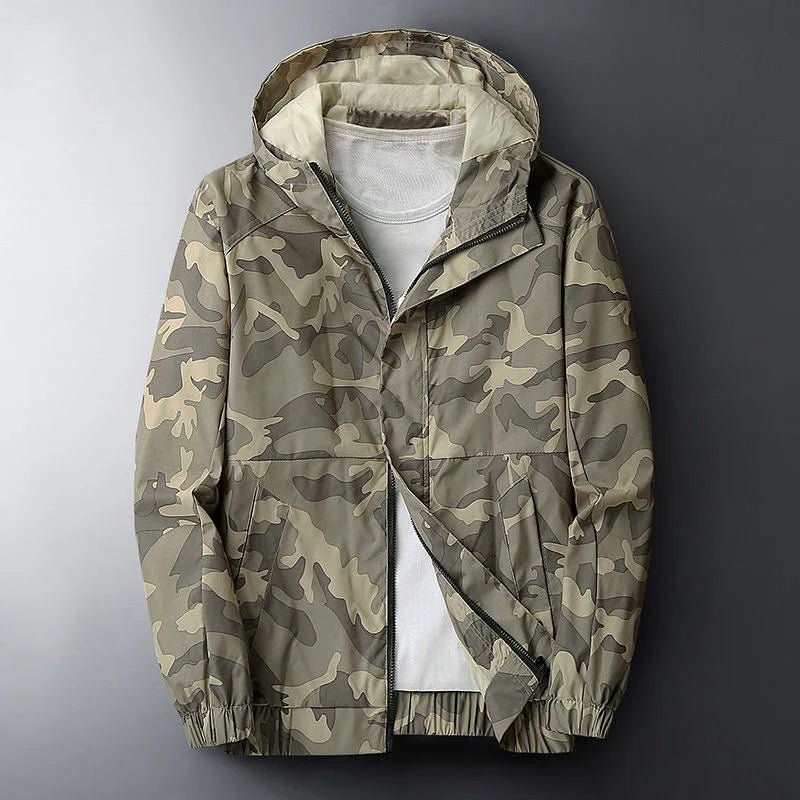 Men's Lightweight Camo Jacket | Wind Resistant Back